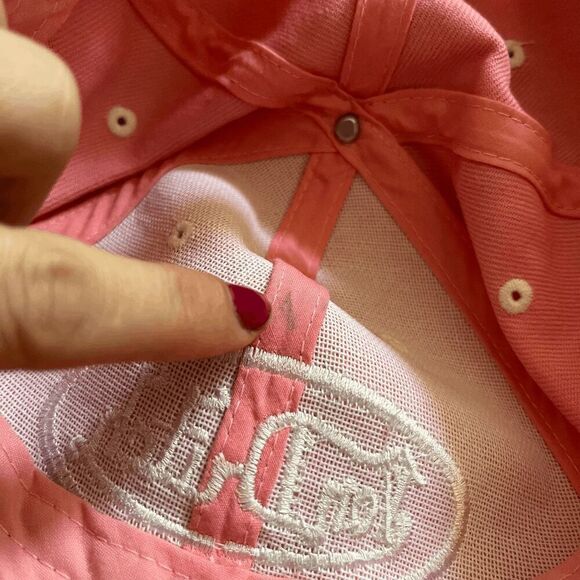 Von Dutch Pink Baseball Hat Y2K Logo Cap Adjustable Velcro Strap Trucker Style - Picture 9 of 9